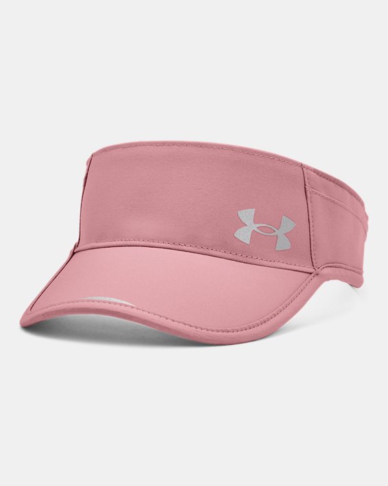 Women's UA Iso-Chill Launch Run Visor in Pink image number 0